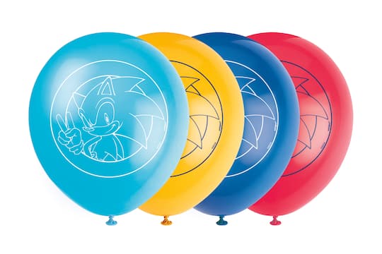 12" Sonic the Hedgehog™ Latex Balloons, 8ct.